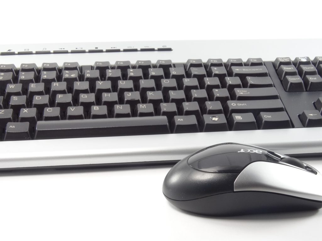 Just a keyboard and mouse.